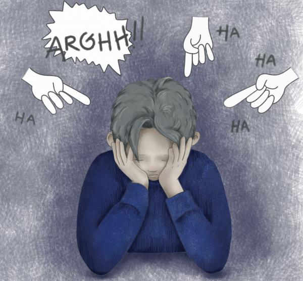 Copyrighted illustration of Jez feeling overwhelmed
