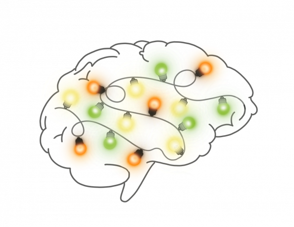Copyrighted illustration of Happy Brain lights
